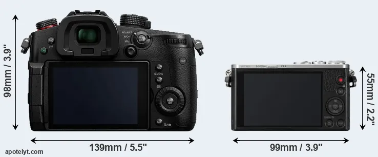 Comparison GH5s or GM1 rear