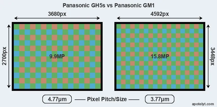 GH5s versus GM1 MP