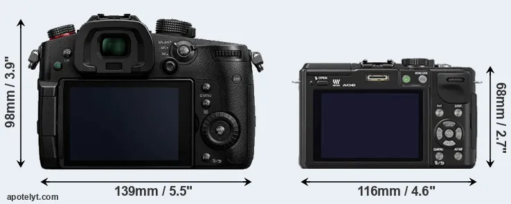 Comparison GH5s or GX1 rear