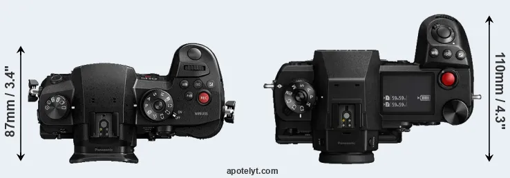 Compare GH5s versus S1H top