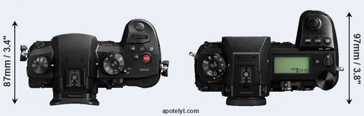 Compare GH5s versus S1R top