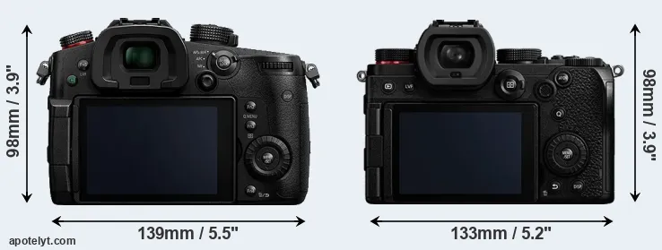 Comparison GH5s or S5 rear