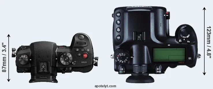 Compare GH5s versus 645Z top
