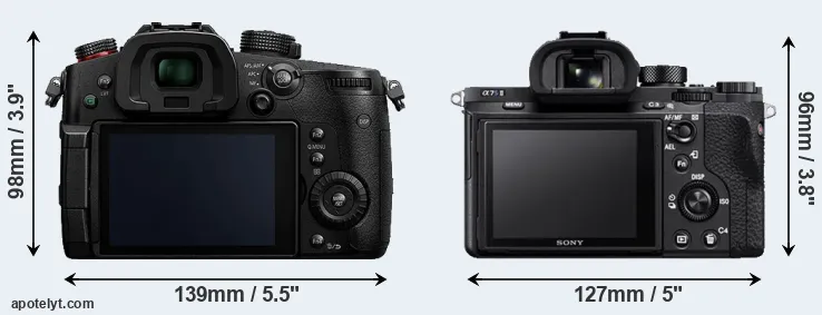 Comparison GH5s or A7S II rear