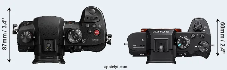 Compare GH5s versus A7S II top