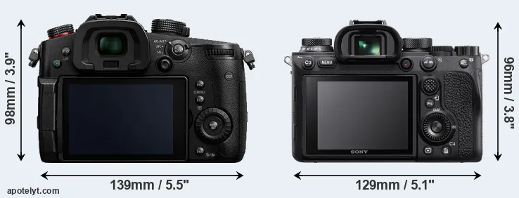 Comparison GH5s or A9 II rear