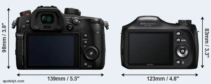 Comparison GH5s or H200 rear