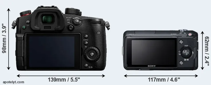 Comparison GH5s or NEX-3 rear