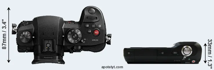 Compare GH5s versus NEX-3 top