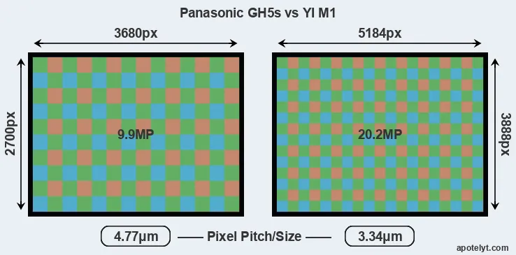 GH5s versus M1 MP