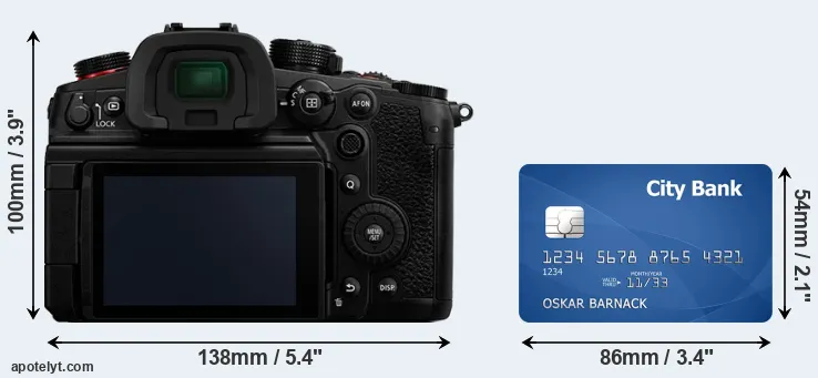 GH6 and credit card rear side