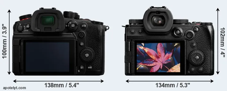 Comparison GH6 or S5 II rear