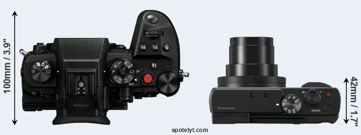 Compare GH6 versus TZ95 top