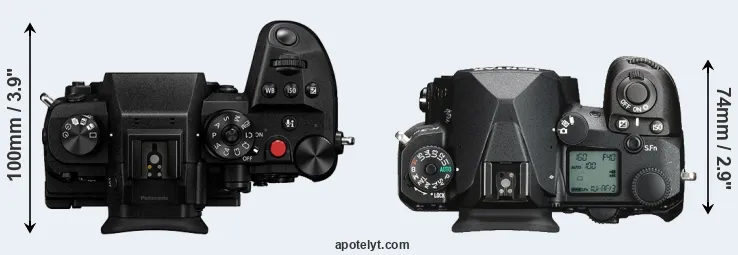Compare GH6 versus K-3 III top