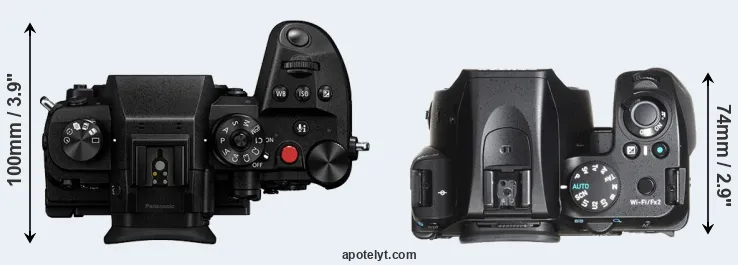 Compare GH6 versus K-70 top