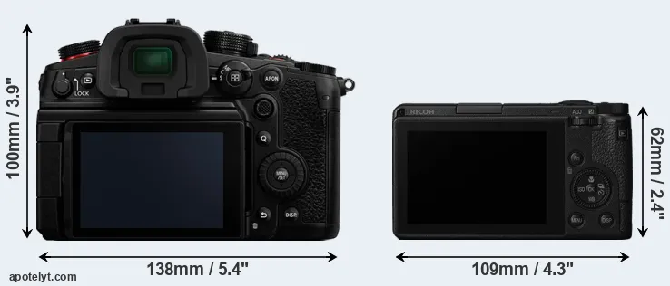 Comparison GH6 or GR III rear