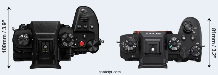 Compare GH6 versus A1 top