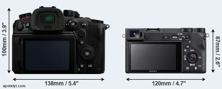 Comparison GH6 or A6500 rear