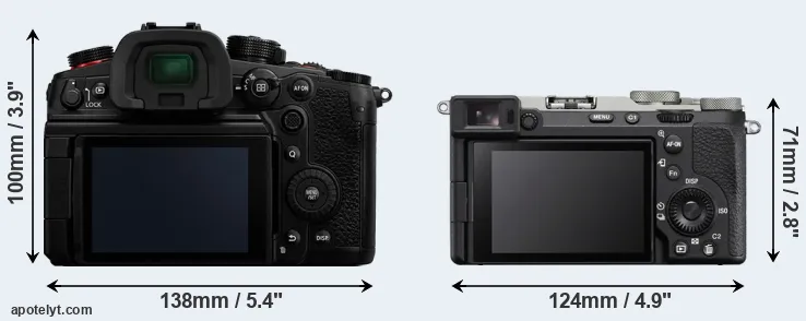 Comparison GH6 or A7C R rear