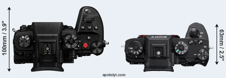 Compare GH6 versus A9 top