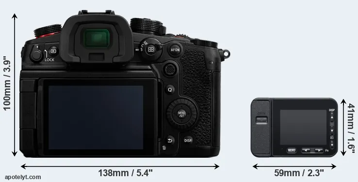 Comparison GH6 or RX0 II rear