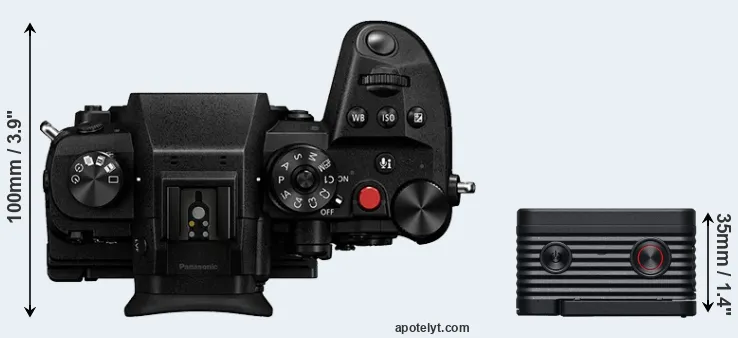Compare GH6 versus RX0 II top