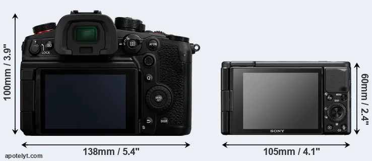 Comparison GH6 or ZV-1 rear