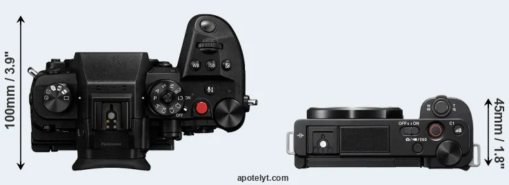 Compare GH6 versus ZV-E10 top