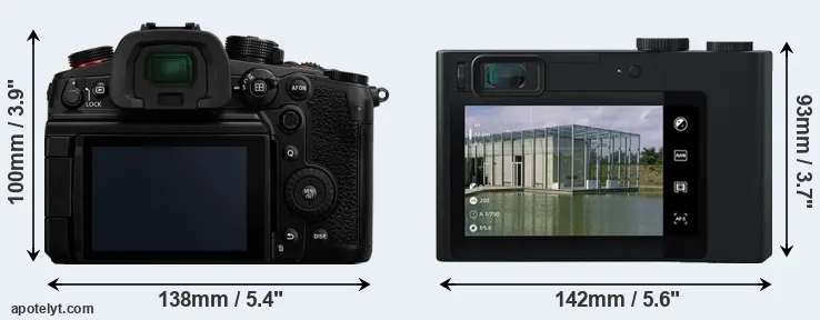 Comparison GH6 or ZX1 rear