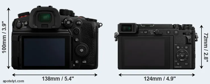 Comparison GH7 or GX9 rear