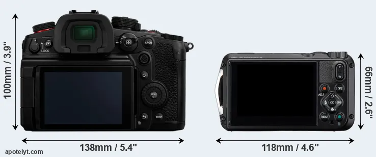 Comparison GH7 or WG-8 rear