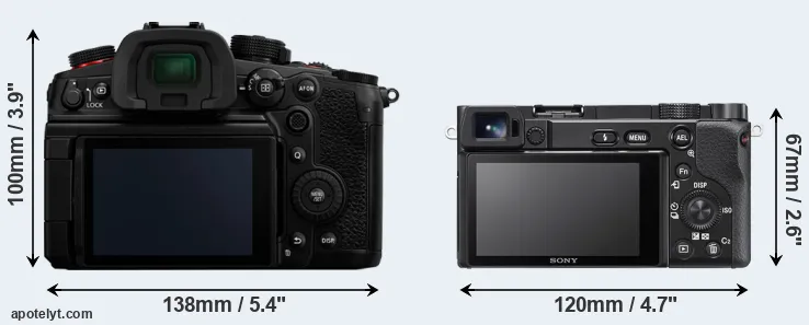 Comparison GH7 or A6100 rear