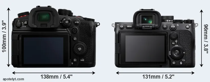 Comparison GH7 or A7 IV rear