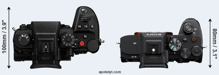 Compare GH7 versus A7 IV top