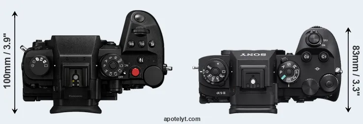 Compare GH7 versus A9 III top