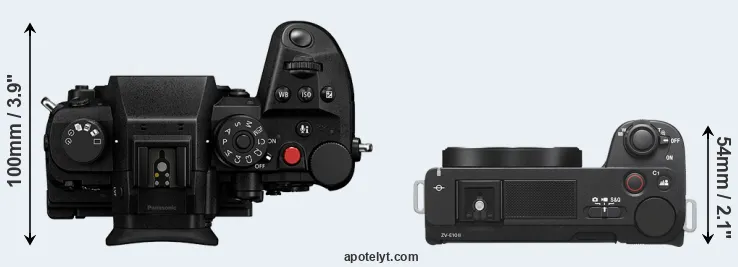 Compare GH7 versus ZV-E10 II top