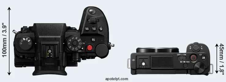 Compare GH7 versus ZV-E10 top