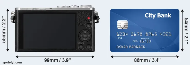 GM1 and credit card rear side