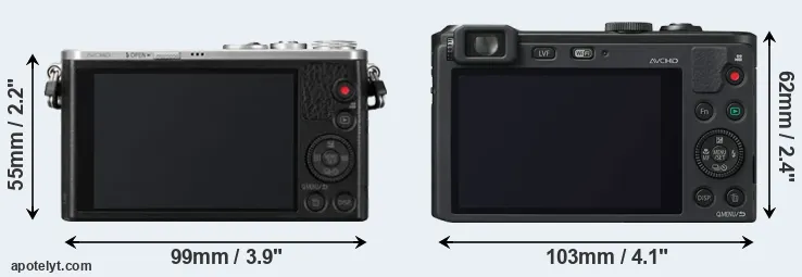 Comparison GM1 or LF1 rear