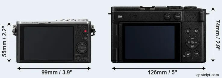 Comparison GM1 or S9 rear