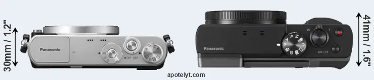 Compare GM1 versus TZ90 top