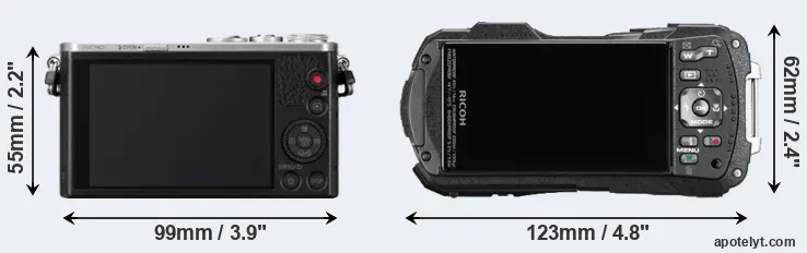 Comparison GM1 or WG-60 rear