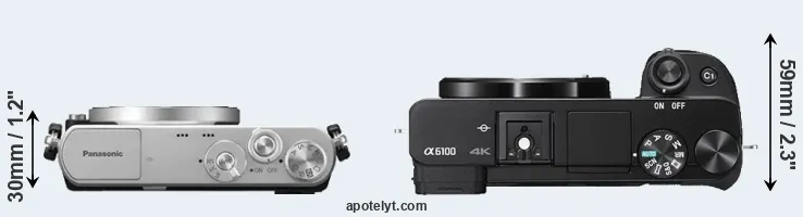 Compare GM1 versus A6100 top