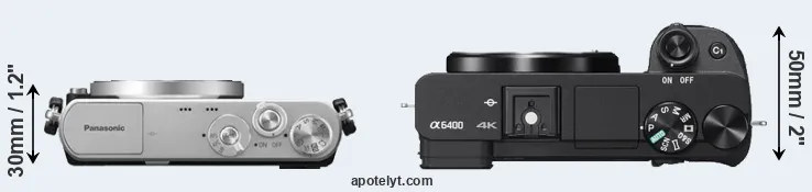 Compare GM1 versus A6400 top