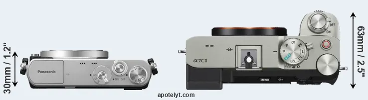 Compare GM1 versus A7C II top