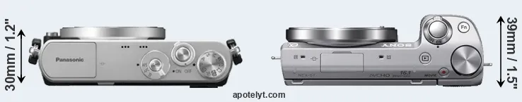 Compare GM1 versus NEX-5T top