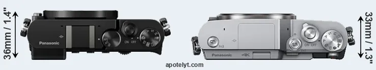 Compare GM5 versus GX800 top