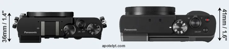 Compare GM5 versus TZ90 top