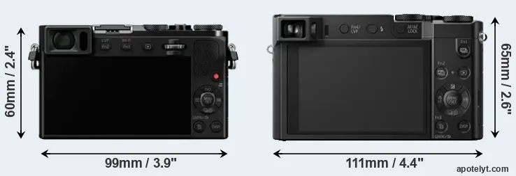 Comparison GM5 or ZS100 rear