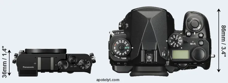 Compare GM5 versus K-1 II top